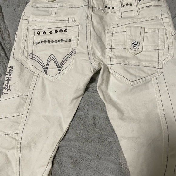 JAPRAG by Okishana Samoki white denim jeans size 26 NWOT - Picture 6 of 8